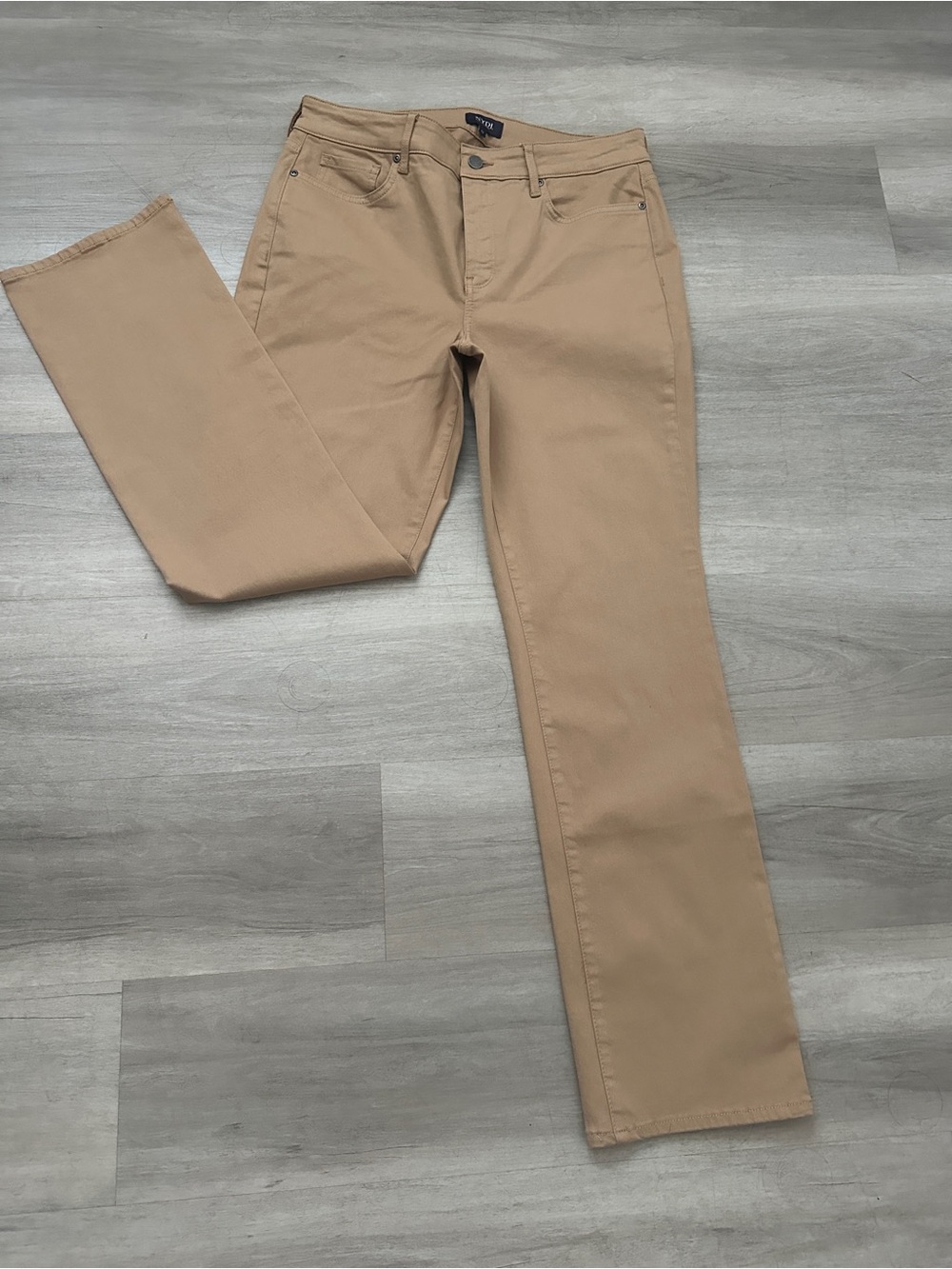 NYDJ Classic Straight Pants in Camel